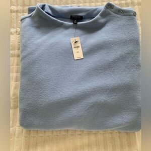Talbots Light Blue Plus Size Micro fleece